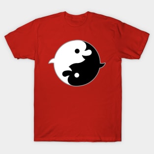 Yin Yang Dolphins T-Shirt